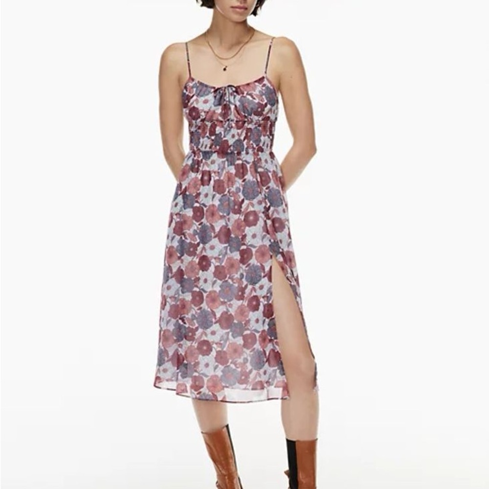 Aritzia Wilfred Genoa Midi Dress